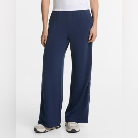 OYSHO Navy Blue Wide Leg Extremely Stretchy Comfy
Modal Pants SIZE SMALL - Picture 1 of 11